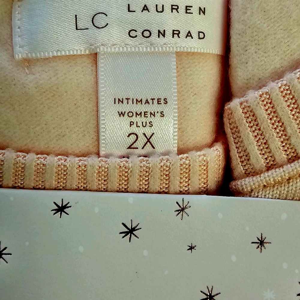 Women's 2X Pajamas-Pink-Lauren Conrad